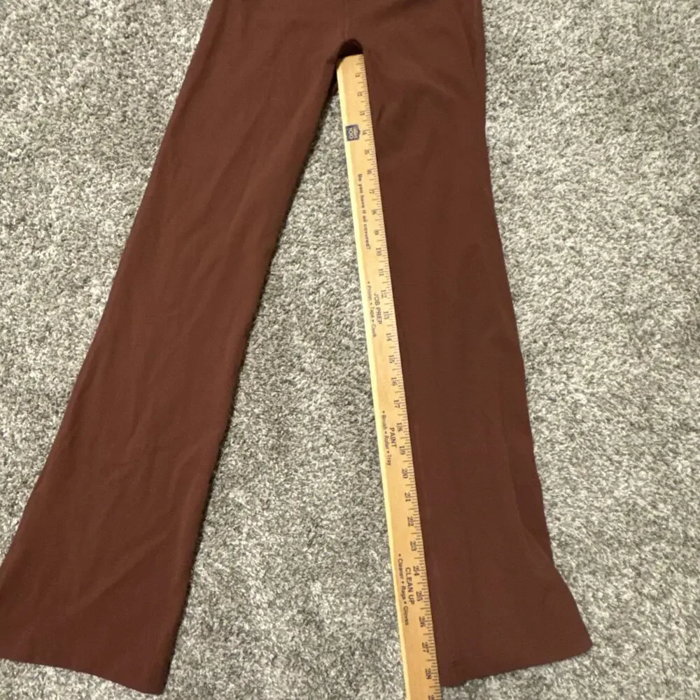 Nike Women Yoga Dri-FIT Luxe Flared Pants Burnt Orange sz XS DV9181-231 NWT $110